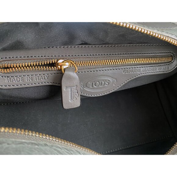 Tod's Kate Easy Piccola Giorno Calf Hair Haircalf Leather Mini Satchel Lock Bag - Picture 8 of 16
